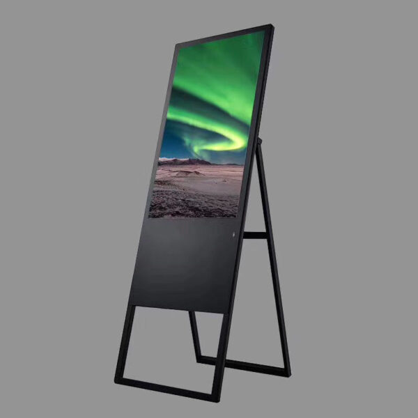 Portable digital poster display hardware